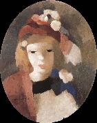 Marie Laurencin Bust of younger female oil painting reproduction